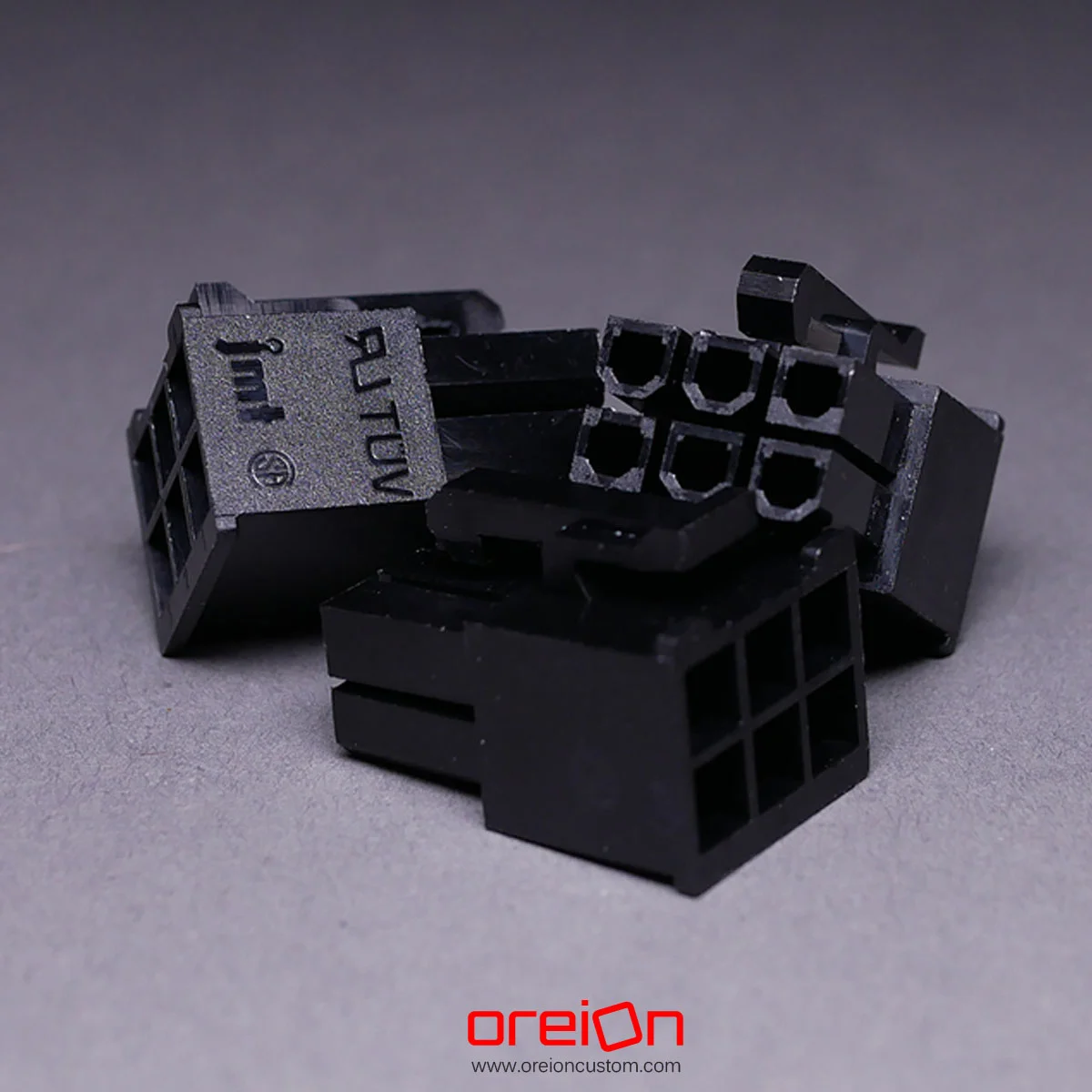 6PIN PCIE-VGA MALE CONNECTOR–BLACK–JMT–ตัวผู้