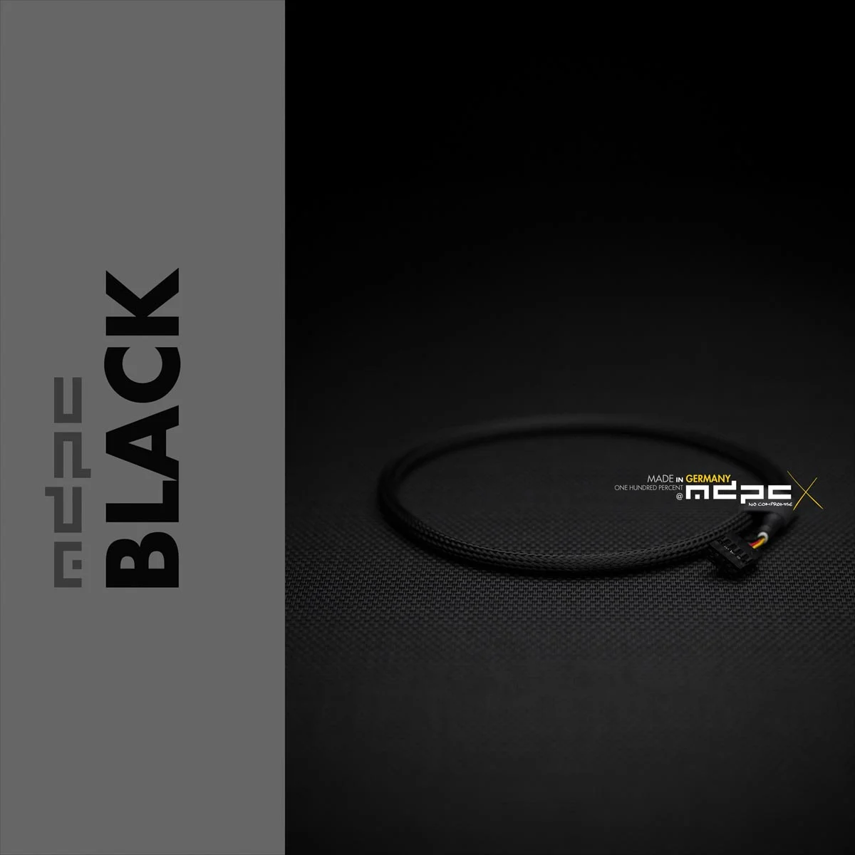 สายถัก Front-Panal-MDPC-x black cable sleeving