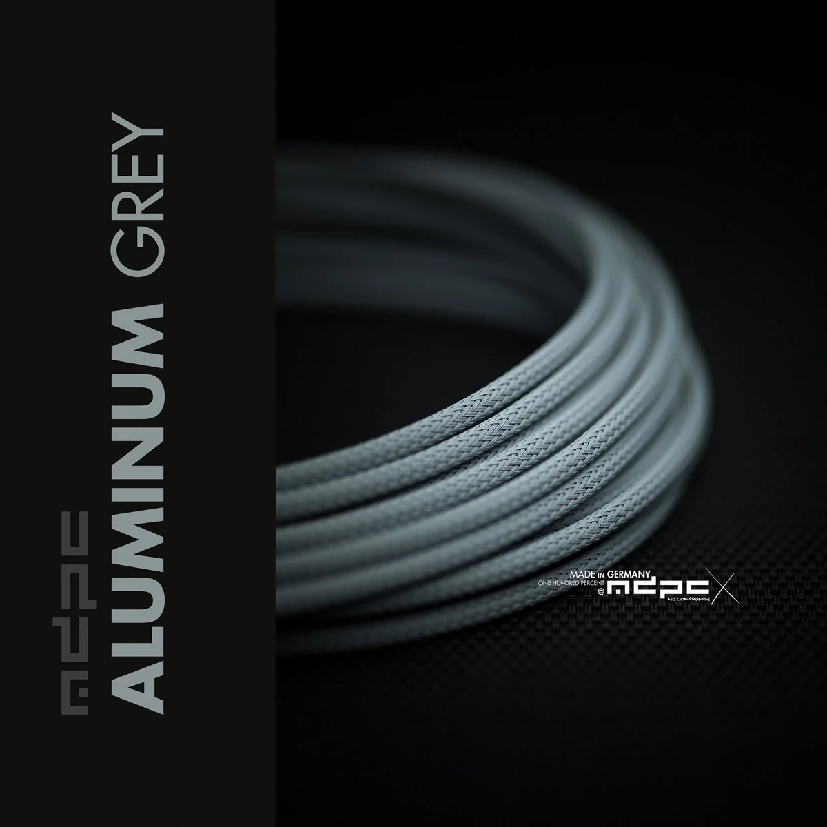 สายถัก MCPC-x aluminum-grey cable sleeving