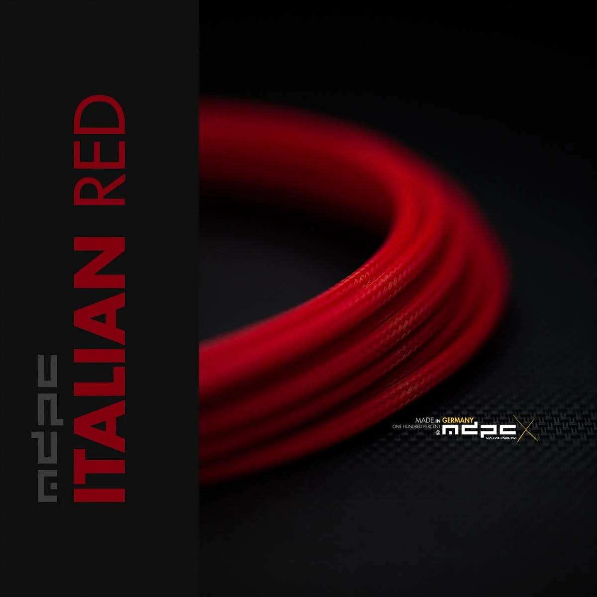 สายถัก MDPC-x ITALIAN-RED cable sleeving