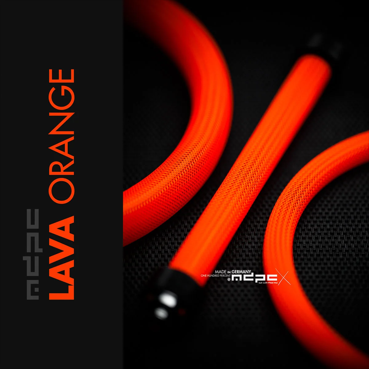 สายถัก lava orange-cable-sleeves