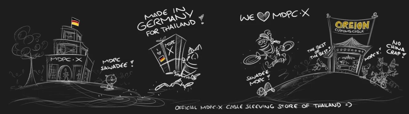 สายถักแต่งคอมสายถักแต่งคอม oreioncustom MDPC-x